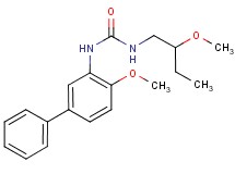N-(4-methoxybiphenyl-3-yl)-N'-(2-methoxybutyl)urea