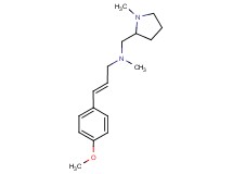 (2E)-3-(4-methoxyphenyl)-N-methyl-N-[(1-methylpyrrolidin-2-yl)methyl]prop-2-en-1-amine