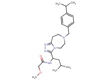 N-{1-[7-(4-isopropylbenzyl)-6,7,8,9-tetrahydro-5H-[1,2,4]triazolo[4,3-d][1,4]diazepin-3-yl]-3-methylbutyl}-2-methoxyacetamide