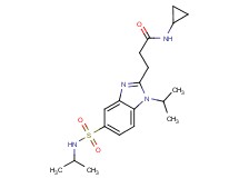 N-cyclopropyl-3-{1-isopropyl-5-[(isopropylamino)sulfonyl]-1H-benzimidazol-2-yl}propanamide
