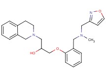 1-(3,4-dihydro-2(1H)-isoquinolinyl)-3-(2-{[(3-isoxazolylmethyl)(methyl)amino]methyl}phenoxy)-2-propanol