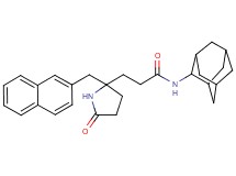 N-2-adamantyl-3-[2-(2-naphthylmethyl)-5-oxo-2-pyrrolidinyl]propanamide