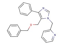2-({5-[(benzyloxy)methyl]-4-phenyl-1H-imidazol-1-yl}methyl)pyridine