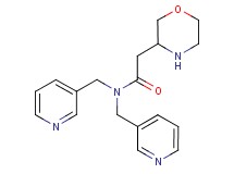 2-(3-morpholinyl)-N,N-bis(3-pyridinylmethyl)acetamide dihydrochloride