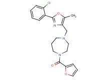 1-{[2-(2-chlorophenyl)-5-methyl-1,3-oxazol-4-yl]methyl}-4-(2-furoyl)-1,4-diazepane