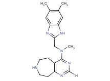 N-[(5,6-dimethyl-1H-benzimidazol-2-yl)methyl]-N-methyl-6,7,8,9-tetrahydro-5H-pyrimido[4,5-d]azepin-4-amine