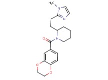 1-(2,3-dihydro-1,4-benzodioxin-6-ylcarbonyl)-2-[2-(1-methyl-1H-imidazol-2-yl)ethyl]piperidine