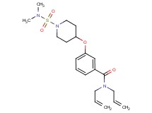 N,N-diallyl-3-({1-[(dimethylamino)sulfonyl]-4-piperidinyl}oxy)benzamide