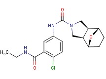 (1R*,2R*,6S*,7S*)-N-{4-chloro-3-[(ethylamino)carbonyl]phenyl}-10-oxa-4-azatricyclo[5.2.1.0~2,6~]decane-4-carboxamide