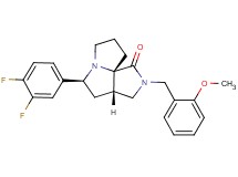 (3aS*,5S*,9aS*)-5-(3,4-difluorophenyl)-2-(2-methoxybenzyl)hexahydro-7H-pyrrolo[3,4-g]pyrrolizin-1(2H)-one