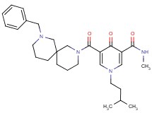 5-[(8-benzyl-2,8-diazaspiro[5.5]undec-2-yl)carbonyl]-N-methyl-1-(3-methylbutyl)-4-oxo-1,4-dihydro-3-pyridinecarboxamide