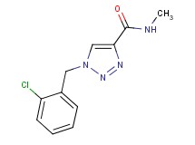 1-(2-chlorobenzyl)-N-methyl-1H-1,2,3-triazole-4-carboxamide