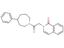 2-[2-oxo-2-(4-phenylazepan-1-yl)ethyl]isoquinolin-1(2H)-one