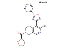 6-methyl-5-[5-(4-pyridinyl)-1,2,4-oxadiazol-3-yl]-2-[(2R)-tetrahydro-2-furanylcarbonyl]-1,2,3,4-tetrahydro-2,7-naphthyridine