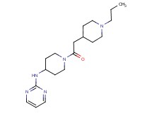 N-{1-[2-(1-propylpiperidin-4-yl)acetyl]piperidin-4-yl}pyrimidin-2-amine