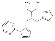 2-[[(1-pyrimidin-2-yl-1H-pyrrol-2-yl)methyl](3-thienylmethyl)amino]butan-1-ol