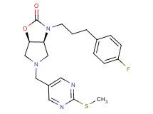(3aS*,6aR*)-3-[3-(4-fluorophenyl)propyl]-5-{[2-(methylthio)-5-pyrimidinyl]methyl}hexahydro-2H-pyrrolo[3,4-d][1,3]oxazol-2-one