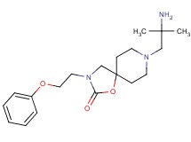 8-(2-amino-2-methylpropyl)-3-(2-phenoxyethyl)-1-oxa-3,8-diazaspiro[4.5]decan-2-one dihydrochloride