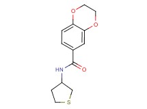 N-(tetrahydro-3-thienyl)-2,3-dihydro-1,4-benzodioxine-6-carboxamide