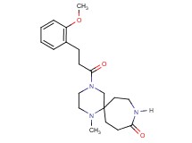 4-[3-(2-methoxyphenyl)propanoyl]-1-methyl-1,4,9-triazaspiro[5.6]dodecan-10-one