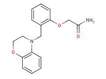 2-[2-(2,3-dihydro-4H-1,4-benzoxazin-4-ylmethyl)phenoxy]acetamide