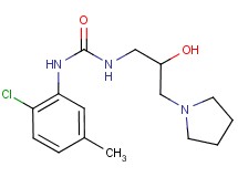 N-(2-chloro-5-methylphenyl)-N'-(2-hydroxy-3-pyrrolidin-1-ylpropyl)urea