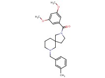 2-(3,5-dimethoxybenzoyl)-7-(3-methylbenzyl)-2,7-diazaspiro[4.5]decane