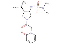N'-{(3S*,4R*)-4-isopropyl-1-[(2-oxopyridin-1(2H)-yl)acetyl]pyrrolidin-3-yl}-N,N-dimethylsulfamide