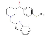 [1-(1H-indol-2-ylmethyl)-3-piperidinyl][4-(methylthio)phenyl]methanone