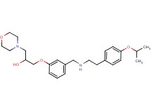1-[3-({[2-(4-isopropoxyphenyl)ethyl]amino}methyl)phenoxy]-3-(4-morpholinyl)-2-propanol
