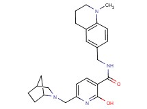 6-(2-azabicyclo[2.2.1]hept-2-ylmethyl)-2-hydroxy-N-[(1-methyl-1,2,3,4-tetrahydro-6-quinolinyl)methyl]nicotinamide