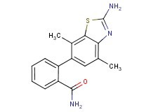 2-(2-amino-4,7-dimethyl-1,3-benzothiazol-6-yl)benzamide