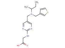 [(5-{[sec-butyl(3-thienylmethyl)amino]methyl}pyrimidin-2-yl)amino]acetic acid