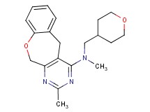 N,2-dimethyl-N-(tetrahydro-2H-pyran-4-ylmethyl)-5,11-dihydro[1]benzoxepino[3,4-d]pyrimidin-4-amine