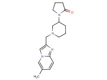 1-{1-[(6-methylimidazo[1,2-a]pyridin-2-yl)methyl]piperidin-3-yl}pyrrolidin-2-one