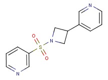3-{[3-(3-pyridinyl)-1-azetidinyl]sulfonyl}pyridine