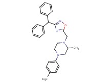 1-{[3-(diphenylmethyl)-1,2,4-oxadiazol-5-yl]methyl}-2-methyl-4-(4-methylphenyl)piperazine