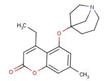 5-(1-azabicyclo[3.2.1]oct-5-yloxy)-4-ethyl-7-methyl-2H-chromen-2-one