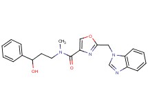 2-(1H-benzimidazol-1-ylmethyl)-N-(3-hydroxy-3-phenylpropyl)-N-methyl-1,3-oxazole-4-carboxamide