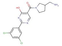 5-{[3-(aminomethyl)-1-pyrrolidinyl]carbonyl}-2-(3,5-dichlorophenyl)-4-pyrimidinol dihydrochloride