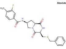 N-{(3R,7S,8aS)-3-[(benzylthio)methyl]-1,4-dioxooctahydropyrrolo[1,2-a]pyrazin-7-yl}-3-fluoro-4-methylbenzamide