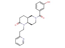 (4aS*,8aR*)-6-(3-hydroxybenzoyl)-1-(2-pyridin-2-ylethyl)octahydro-1,6-naphthyridin-2(1H)-one