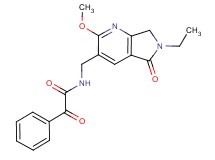N-[(6-ethyl-2-methoxy-5-oxo-6,7-dihydro-5H-pyrrolo[3,4-b]pyridin-3-yl)methyl]-2-oxo-2-phenylacetamide