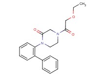 1-(2-biphenylyl)-4-(ethoxyacetyl)-2-piperazinone