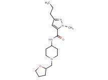 1-methyl-3-propyl-N-[1-(tetrahydro-2-furanylmethyl)-4-piperidinyl]-1H-pyrazole-5-carboxamide