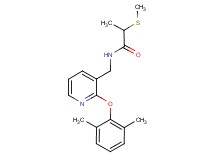N-{[2-(2,6-dimethylphenoxy)pyridin-3-yl]methyl}-2-(methylthio)propanamide