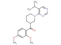 (2,4-dimethoxyphenyl)[1-(5-isopropylpyrimidin-4-yl)piperidin-3-yl]methanone