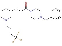 1-benzyl-4-{3-[1-(4,4,4-trifluorobutyl)-3-piperidinyl]propanoyl}piperazine
