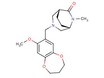 (1R*,5S*)-3-[(8-methoxy-3,4-dihydro-2H-1,5-benzodioxepin-7-yl)methyl]-6-methyl-3,6-diazabicyclo[3.2.2]nonan-7-one