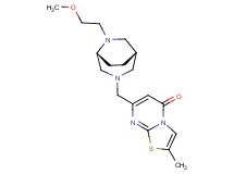 7-{[(1S*,5R*)-6-(2-methoxyethyl)-3,6-diazabicyclo[3.2.2]non-3-yl]methyl}-2-methyl-5H-[1,3]thiazolo[3,2-a]pyrimidin-5-one